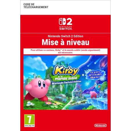 Kirby et le monde oublié – Mise à niveau Nintendo Switch 2 Edition + Le pays des étoiles