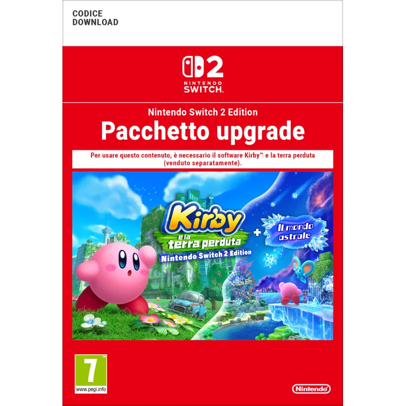 Kirby e la terra perduta – Pacchetto upgrade alla Nintendo Switch 2 Edition + Il mondo astrale