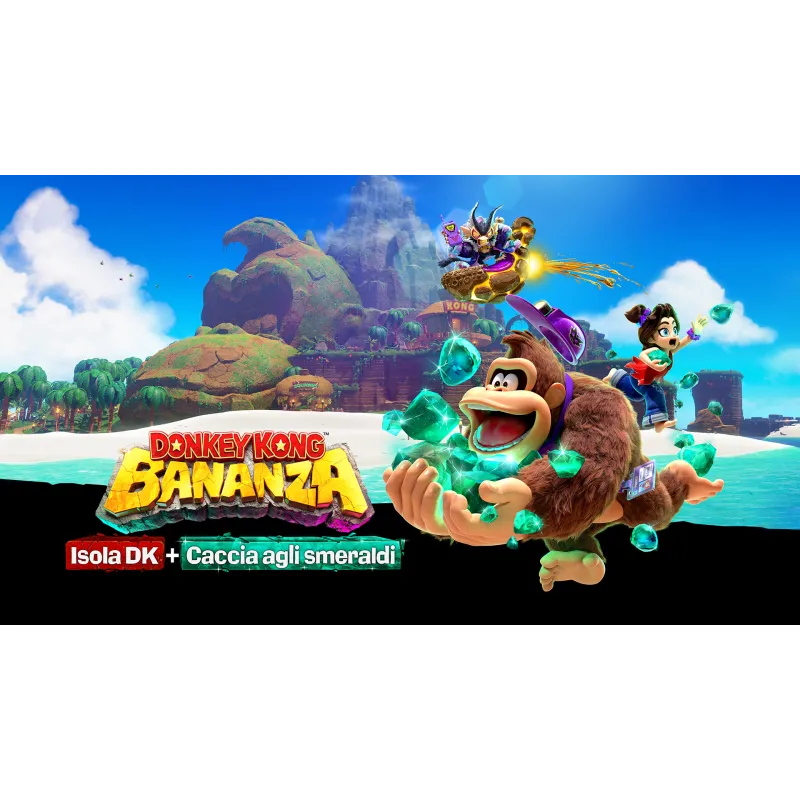 Donkey Kong Bananza: Isola DK + Caccia agli smeraldi