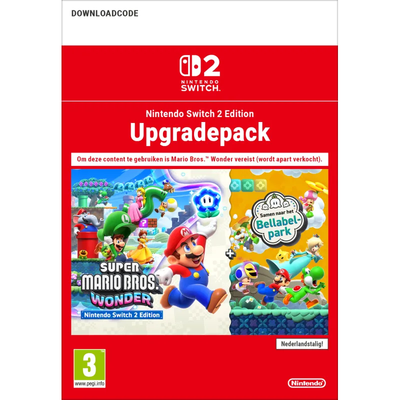 Super Mario Bros. Wonder – Nintendo Switch 2 Edition + Samen naar het Bellabelpark-upgradepack