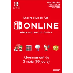 Nintendo Switch Online (Abonnement individuel - 3 mois)