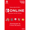 Nintendo Switch Online (Abonnement individuel - 3 mois)
