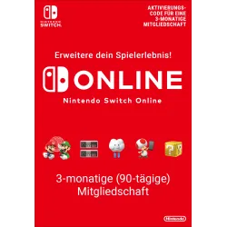 Nintendo Switch Online (Einzelmitgliedschaft - 3 Monate)