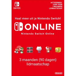 Nintendo Switch Online (Individueel lidmaatschap - 3 maanden)