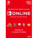 Nintendo Switch Online (Adesão Individual - 3 meses)