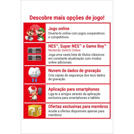 Nintendo Switch Online (Adesão Individual - 3 meses)
