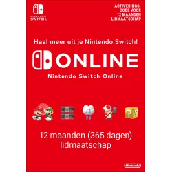 Nintendo Switch Online (Individueel lidmaatschap - 12 maanden)