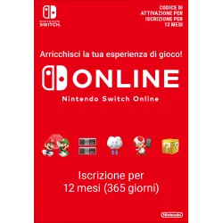 Nintendo Switch Online (Iscrizione individuale - 12 mesi)