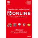 Nintendo Switch Online (Adesão Individual - 12 meses)
