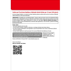 Nintendo Switch Online (Iscrizione familiare - 12 mesi)