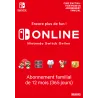 Nintendo Switch Online (Abonnement familial - 12 mois)
