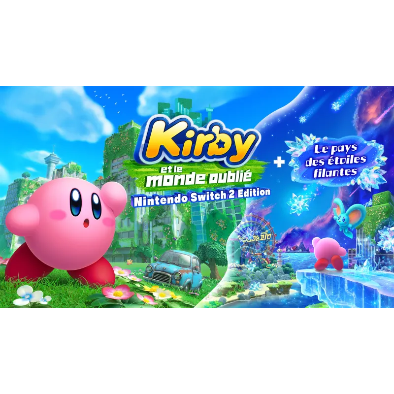 Kirby et le monde oublié – Mise à niveau Nintendo Switch 2 Edition + Le pays des étoiles