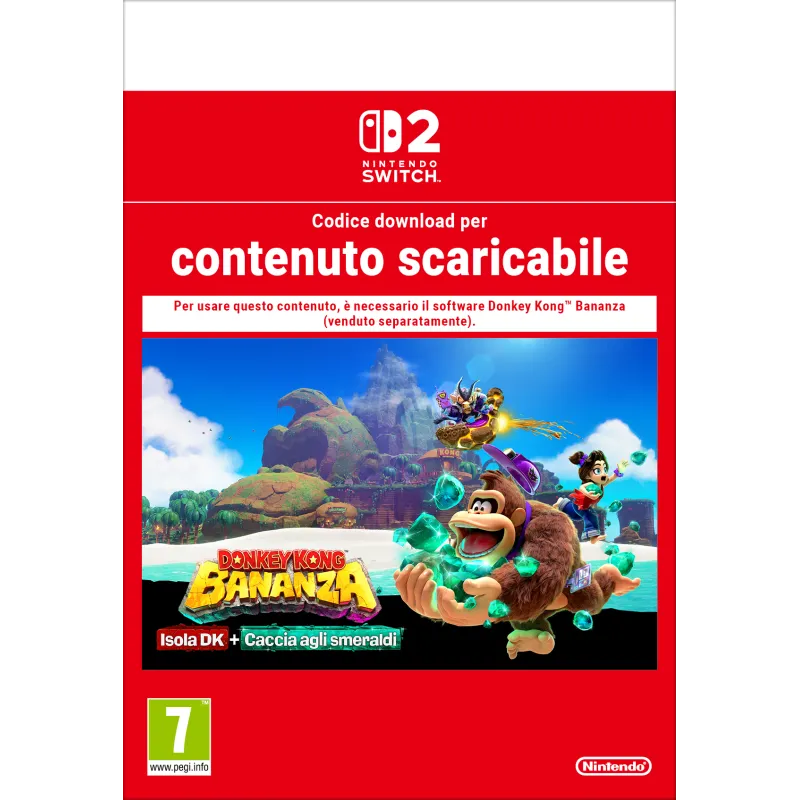 Donkey Kong Bananza: Isola DK + Caccia agli smeraldi