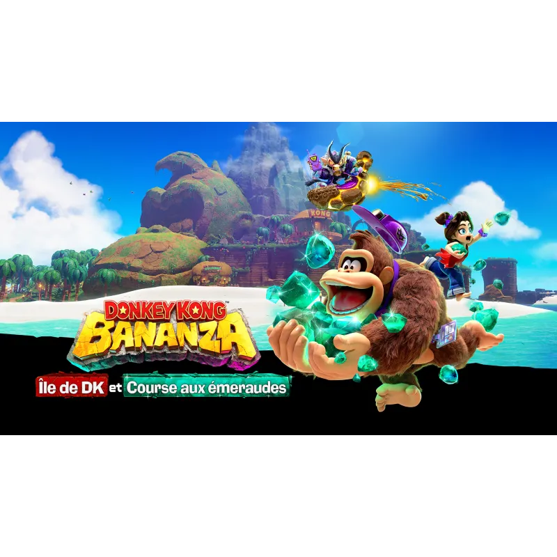 Donkey Kong Bananza : Île de DK et Course aux émeraudes
