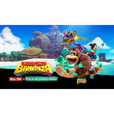 Donkey Kong Bananza: Ilha DK + Caça às esmeraldas