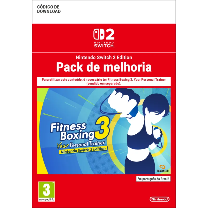 Fitness Boxing 3: Your Personal Trainer – Pacote de atualização para Nintendo Switch 2 Edition - The Shop Gamer