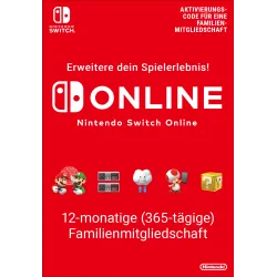 Nintendo Switch Online (Familienabo - 12 Monate) - The Shop Gamer