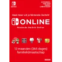 Nintendo Switch Online (Familielidmaatschap - 12 maanden)