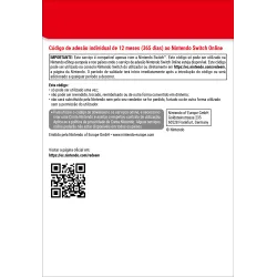 Nintendo Switch Online (Assinatura individual - 12 meses) - The Shop Gamer