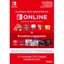 Nintendo Switch Online + Erweiterungspaket (Einzelmitgliedschaft)