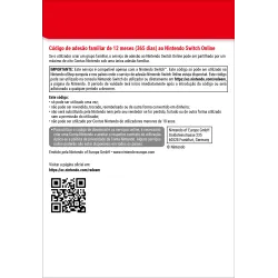 Nintendo Switch Online (Subscrição familiar - 12 meses) - The Shop Gamer