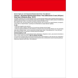 Nintendo Switch Online + Pack additionnel (Abonnement individuel)