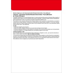 Nintendo Switch Online + Pack additionnel (Abonnement familial)