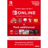 Nintendo Switch Online + Pack additionnel (Abonnement familial)