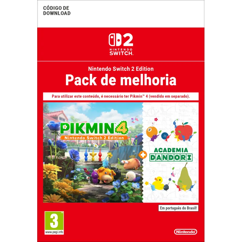 Pikmin 4 – Pack de melhoria (Nintendo Switch 2 Edition)  + Dandori Academy