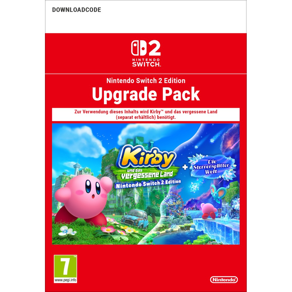 Kirby und das vergessene Land – Nintendo Switch 2 Edition + Die Sternensplitter-Welt Upgrade Pack