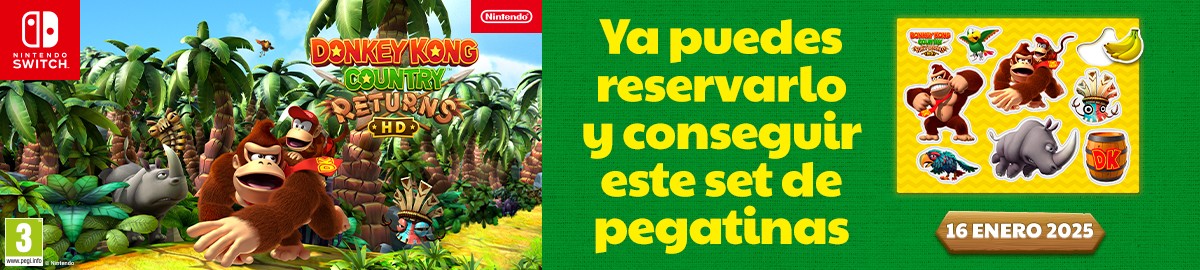 PREVENTA DONKEY KONG COUNTRY RETURNS HD SWITCH