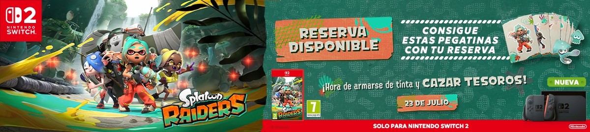 PREVENTA SPLATOON RAIDERS NINTENDO SWITCH 2