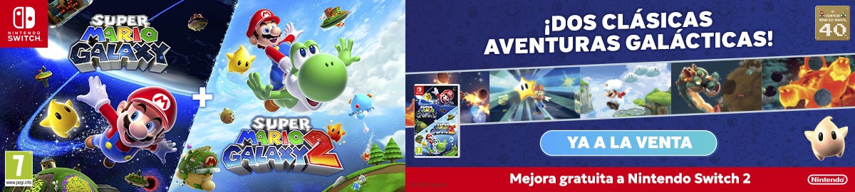 SUPER MARIO GALAXY + SUPER MARIO GALAXY 2 PARA NINTENDO SWITCH