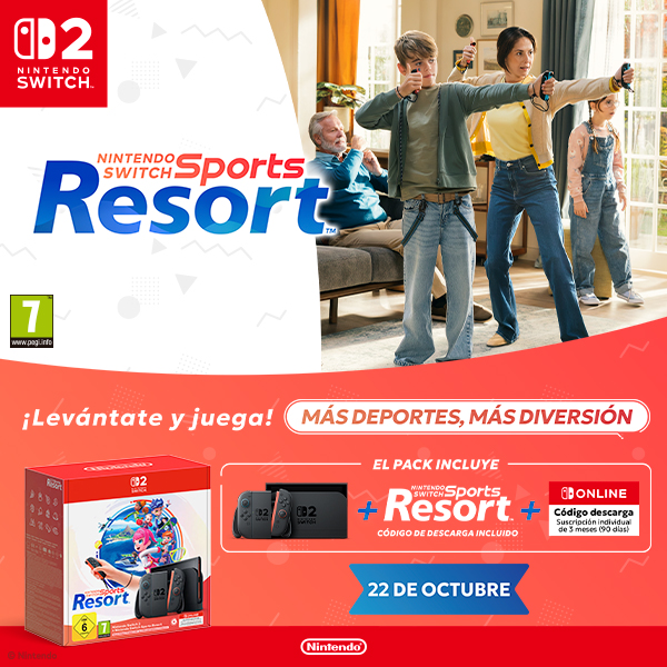 NINTENDO SWITCH SPORTS RESORT para Nintendo SWITCH 2